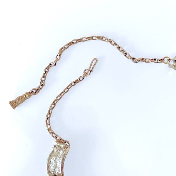 Vintage Silver Tone Metal Link Necklace - Picture 5 of 6